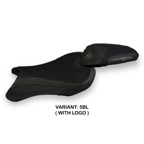 HOUSSE DE SELLE COMPATIBLE TRIUMPH STREET TRIPLE (17-22) MODÈLE SARZANA 1 STANDA