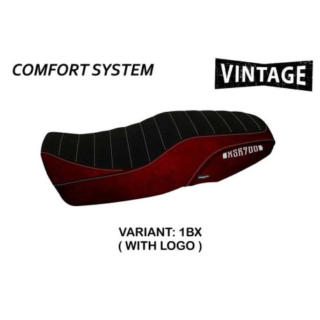 HOUSSE DE SELLE COMPATIBLE  YAMAHA XSR 900 (16-20) MODÈLE PUERTO RICO 1 VINTAGE