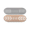 KIT DISQUES COMPLETS D'EMBRAYAGE REMPLACEMENT MASTER TECH 12 DENTS FRITTÉS KIT DISQUES COMPLETS D'EMBRAYAGE REMPLACEMENT MASTER TECH 12 DENTS FRITTÉS