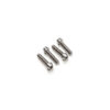 KIT VISSERIE SUPPORT REPOSES PIEDS PASSAGER M8x35 (4 PIECES) - TITANE