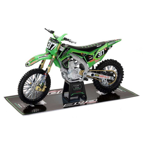 MOTO CROSS KAWAZAKI KX450F 2020 MATHIS VALIN N°317  1/12°
