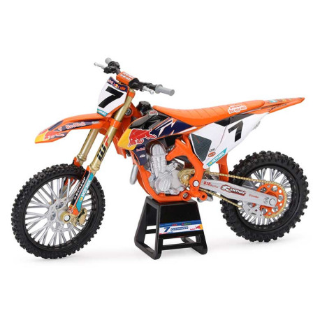 MOTO KTM 450 SX-F TACTORY RACING TEAM 2022 A. PLESSINGER N°7 1/12°