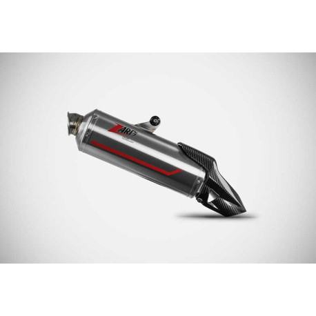 SILENCIEUX INOX ZARD HOMOLOGUE E5 APRILIA TUAREG 660