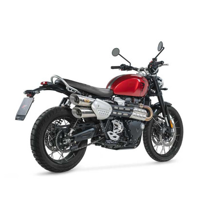 SILENCIEUX INOX ZARD TRIUMPH SCRAMBLER 1200