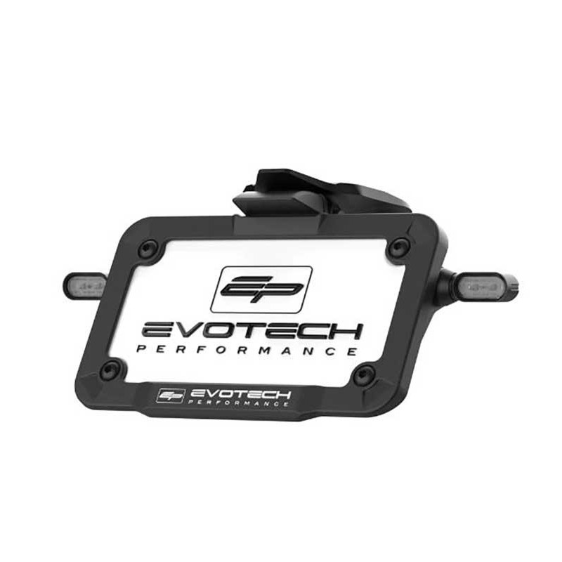 SUPPORT DE PLAQUE  ARRIÈRE EVOTECH AVEC CLIGNOTANTS V1 - DUCATI PANIGALE V4