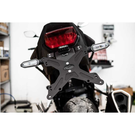 SUPPORT DE PLAQUE CB 750 HORNET EVOTECH