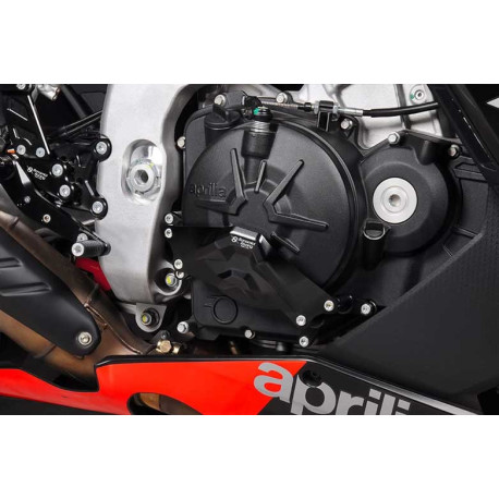 APRILIA PROTECTION CARTER COTE GAUCHE ET DROITE ALU TAILLE MASSE BONAMICI NOIR