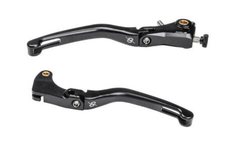 APRILIA RSV4 / TUONO V4 1000 KIT LEVIER FREIN ET EMBRAYAGE REPLIABLE ALU TAILLE