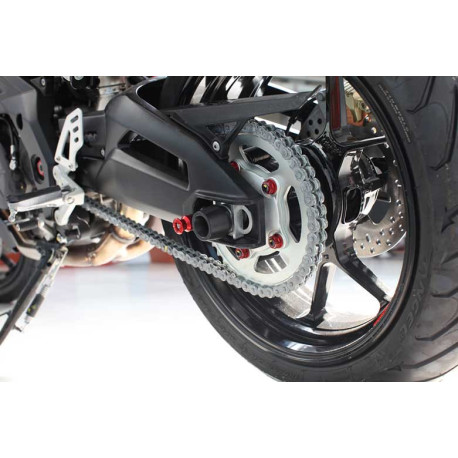 APRILIA SHIVER 900 ROULETTES DE PROTECTION ROUE ARRIERE EVOTECH