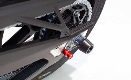 BMW S 1000 RR ROULETTES DE PROTECTION ROUE ARRIERE EVOTECH
