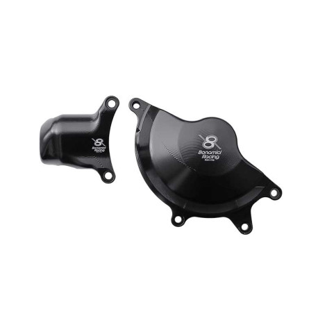 BMW S1000RR PROTECTION CARTER COTE GAUCHE 2 PARTIES RACING ALU TAILLE MASSE BONA