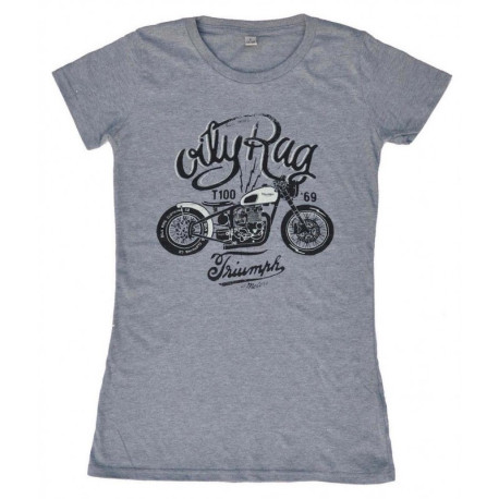 BOBBER TRIUMPH OILY RAG TEE SHIRT FEMME