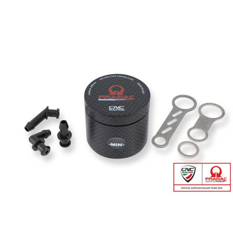 BOCAL DE LIQUIDE DE FREIN-EMBRAYAGE CARBONE 25 ML PRAMAC