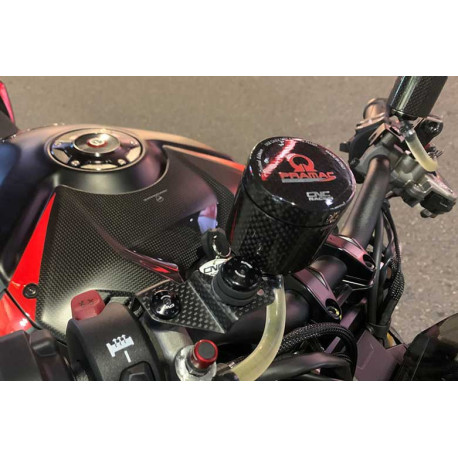 BOCAL DE LIQUIDE DE FREIN-EMBRAYAGE CARBONE 25 ML PRAMAC