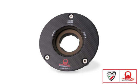 Bouchon de réservoir de carburant PRAMAC - Bride en carbone