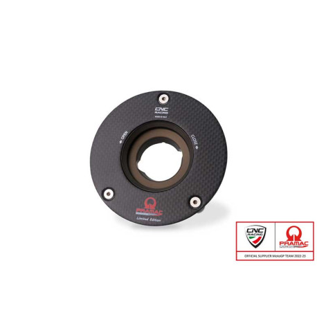 Bouchon de réservoir de carburant PRAMAC - Bride en carbone