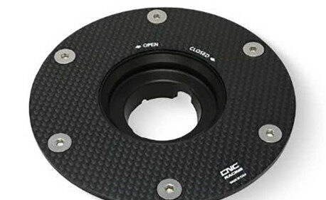 Bouchon trappe essence réservoir partie extérieure fibre carbone