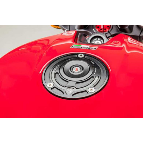 Bouchon trappe essence réservoir partie extérieure insert carbone