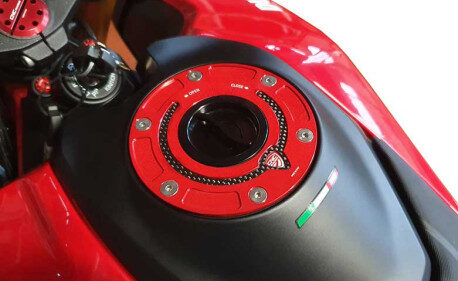 Bouchon trappe essence réservoir partie extérieure insert carbone