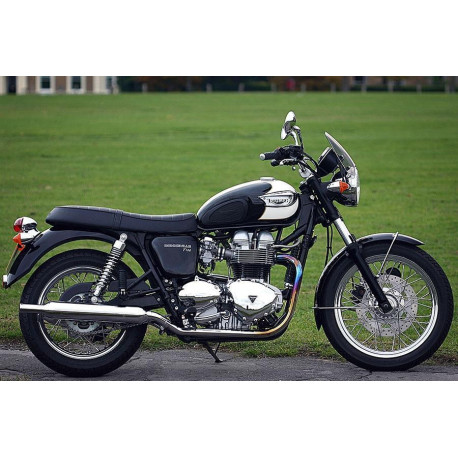 Bulle Dart Classic Triumph Bonneville et T100 refroidissement air