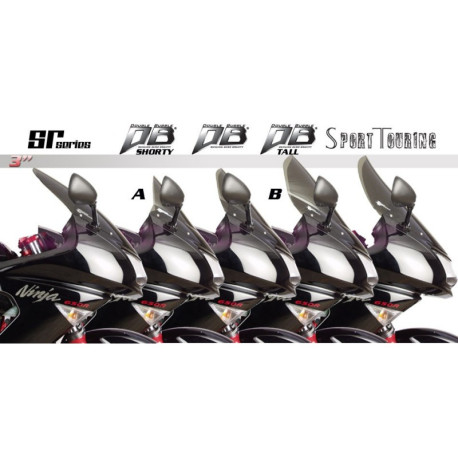 Bulle double courbure Kawasaki Ninja 650R Lo Profile