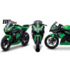 Bulle Kawasaki Ninja 250R et 300R