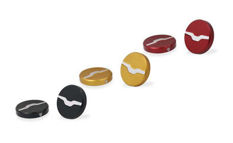 CACHE BOUCHONS DE FOURCHE CNC RACING MOTO GUZZI