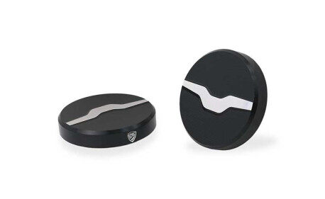 CACHE BOUCHONS DE FOURCHE CNC RACING MOTO GUZZI