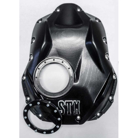 Carter bain d'huile transparent sculté