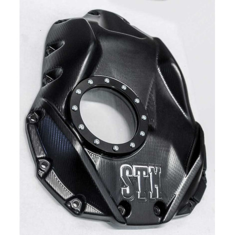 Carter bain d'huile transparent sculté