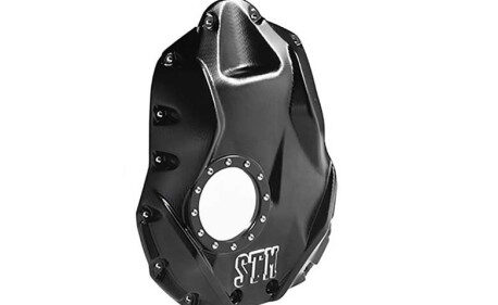 Carter bain d'huile transparent sculté