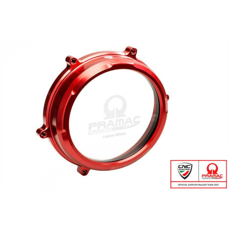 Carter d'embrayage à huile transparent Ducati Panigale Pramac Racing Lim. Ed.