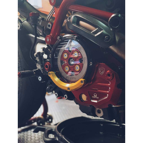 CARTER EMBRAYAGE TRANSPARENT CNC RACING HYPERMOTARD 950 EDITION PRAMAC