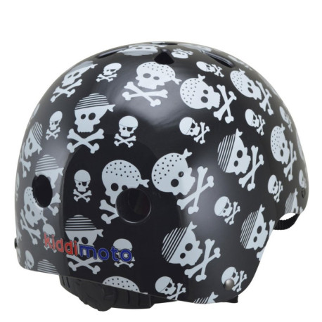 CASQUE NOIR TETE DE MORT SKULLZ