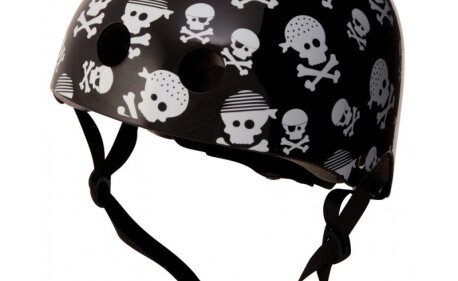 CASQUE NOIR TETE DE MORT SKULLZ