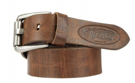 CEINTURE OILY RAG MARRON