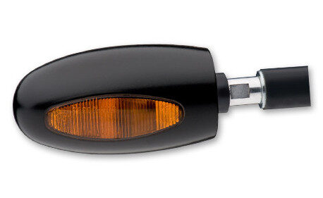 CLIGNOTANT AVANT EMBOUT GUIDON BL1000 ORANGE ALUMINIUM-NOIR UNITE