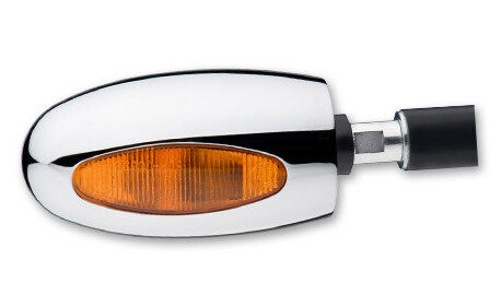 CLIGNOTANT AVANT EMBOUT GUIDON BL1000 ORANGE ALUMINIUM-POLI UNITE