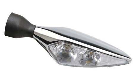 CLIGNOTANT ET FEU ARRIERE ET FEU STOP LED MICRO RHOMBUS PL CHROME UNITE ARD