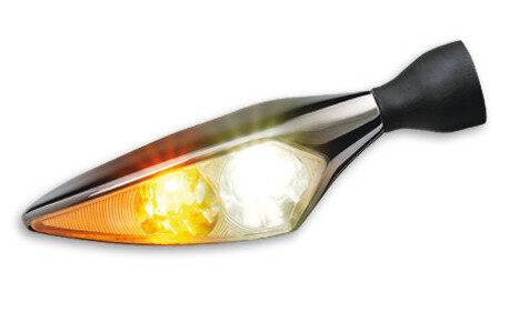 CLIGNOTANT ET FEU POSITION AVANT LED MICRO RHOMBUS PL CHROME UNITE AVD