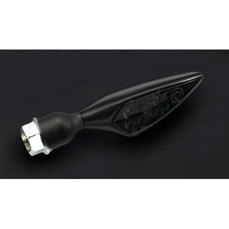 CLIGNOTANT LED MICRO RHOMBUS DARK NOIR UNITE AVG OU ARD