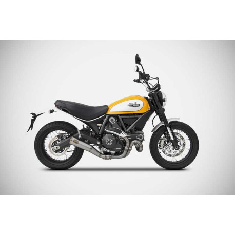 Collecteurs 2 en 2 inox Ducati scrambler monster 797 Zard