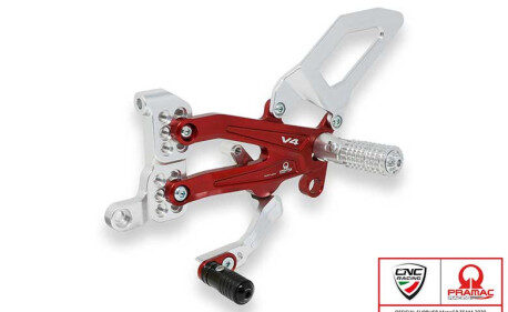 Commandes reculées réglables Ducati Streetfighter V4 - Pramac Racing Limited Edi