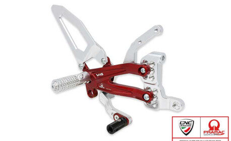 Commandes reculées réglables Ducati Streetfighter V4 - Pramac Racing Limited Edi