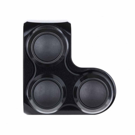 COMMODO MO.SWITCH BASIC NOIR GAUCHE TROIS BOUTONS