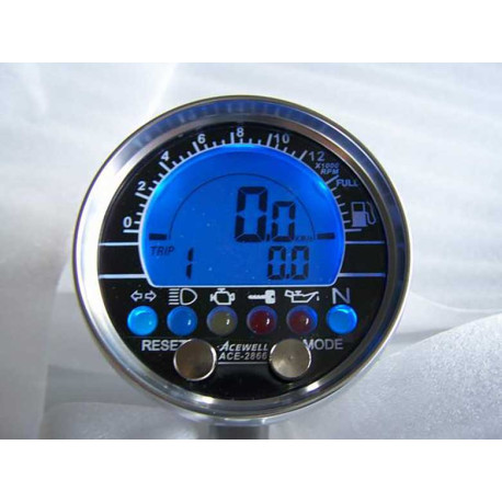 COMPTEUR DE VITESSE TACHYMÈTRE ALU
