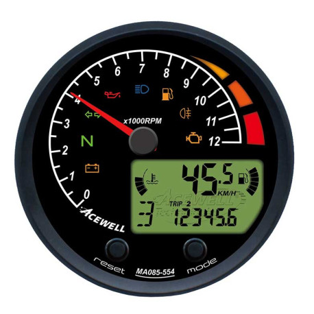 COMPTEUR DE VITESSE/TOUR/ESSENCE/TEMPERATURE