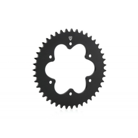 COURONNE ALU 38 DENTS 525 6 TROUS