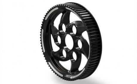 COURONNE COURROIE ARRIERE NOIR ALU CNC RACING DUCATI X DIAVEL