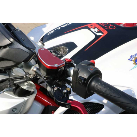 COUVERCLE DE BOCAL D'EMBRAYAGE BICOLORE CNC RACING